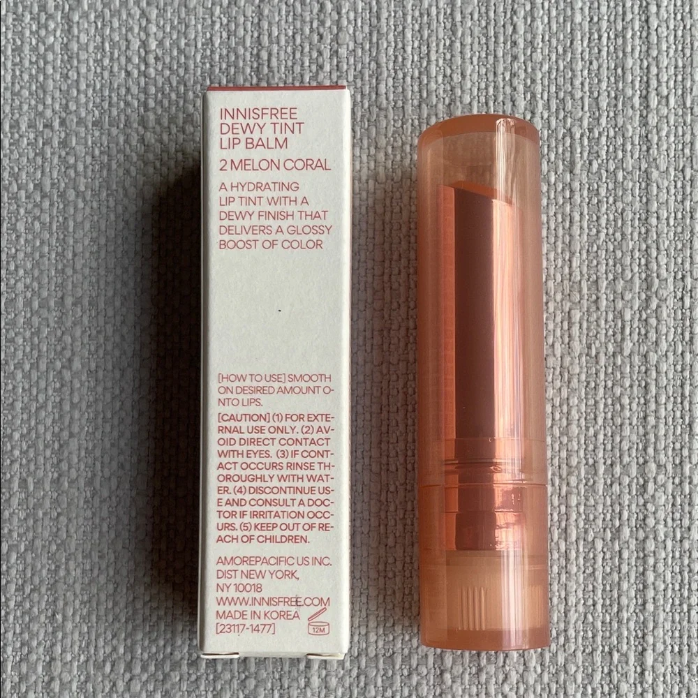 Innisfree Dewy Tint Lip Balm - 2 Melon Coral